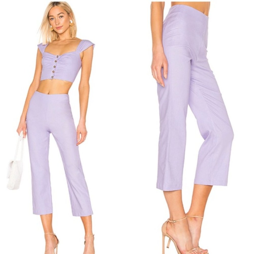 LPA Cropped Pant in Lavender